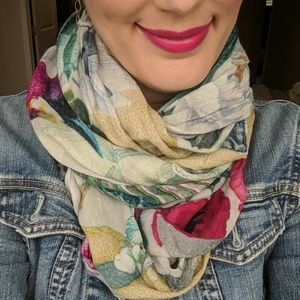 Anthropologie Hummingbird Scarf